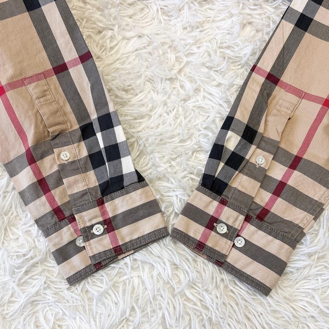 美品✨BURBERRY LONDON バーバリー メガチェックシャツ ベージュM