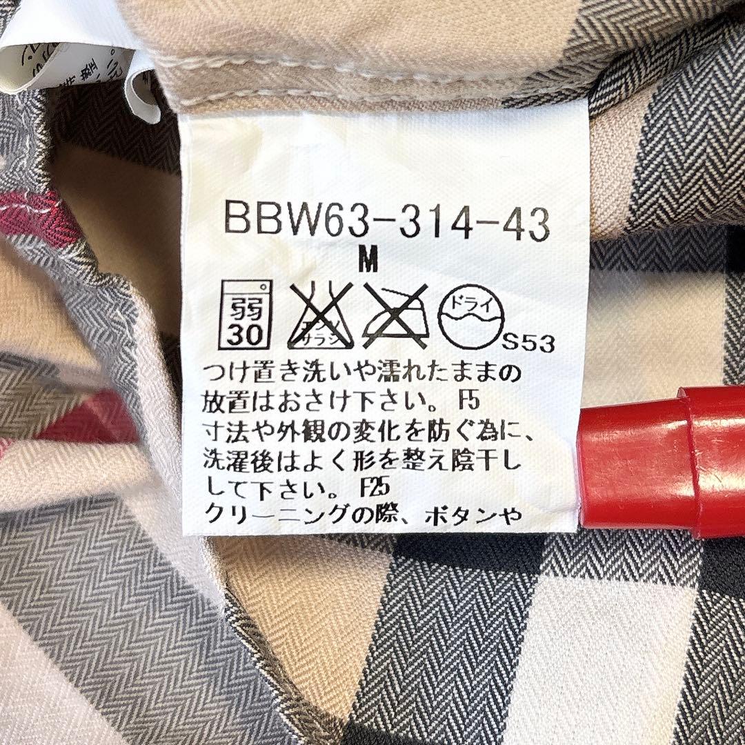 美品✨BURBERRY LONDON バーバリー メガチェックシャツ ベージュM