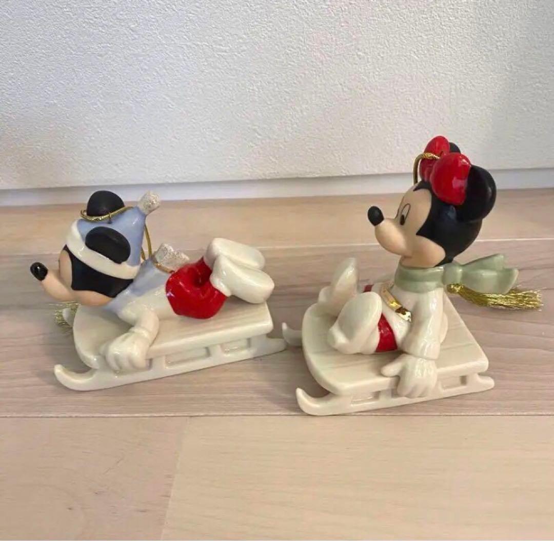 美品❗️【LENOX 】レノックス✖️ ディズニー　ミッキー＆ ミニー　2点セット