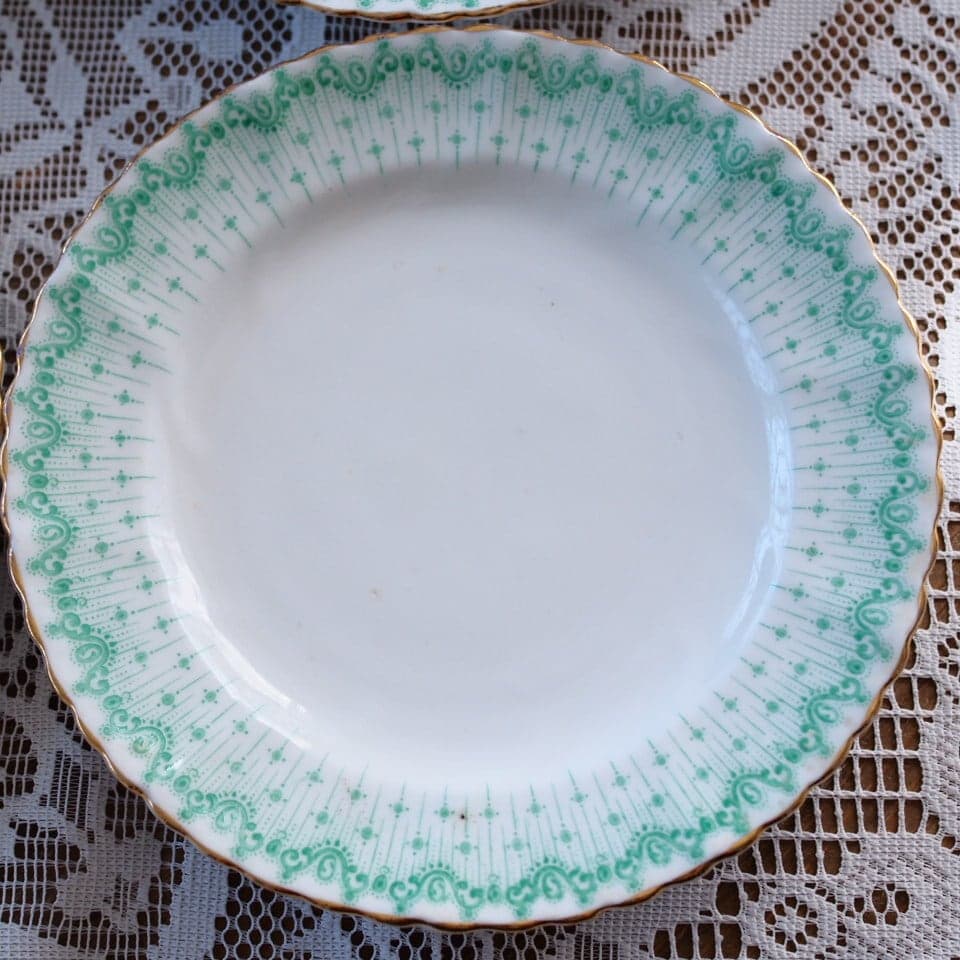 英国アンティーク　サミュエルラドフォード　プレート4枚セット　F1