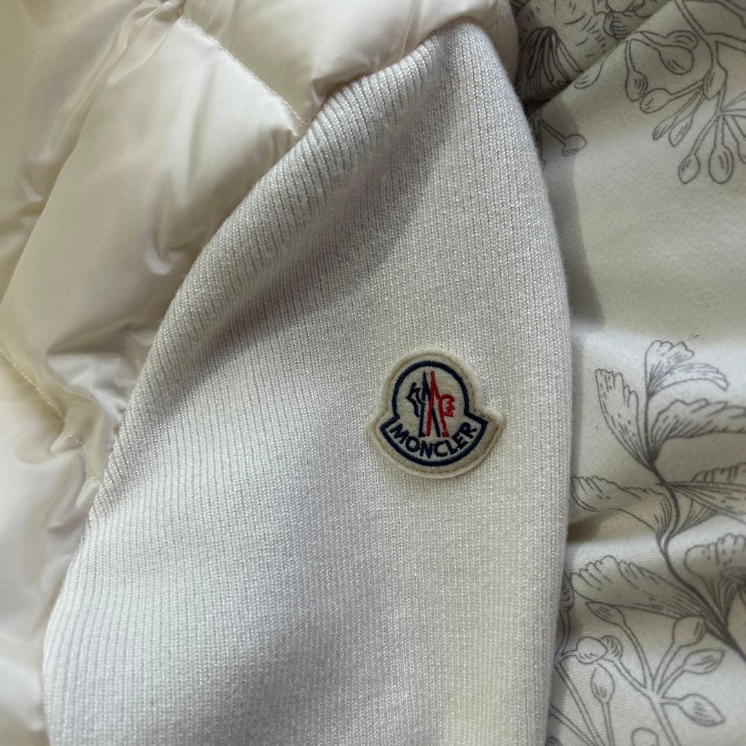 モンクレール ニットダウンカーディガン　ホワイト