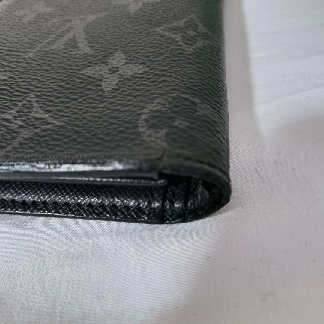 新型 Louis Vuitton ブラック 長財布 ポルトフォイユブラザ