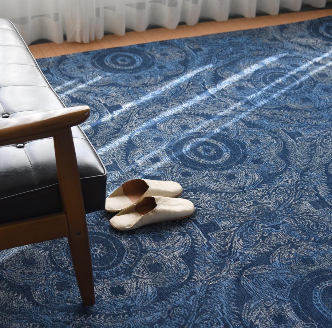 ラグ・マット】140×200　ジャガードキリム　アンティーク柄 　JK-A3