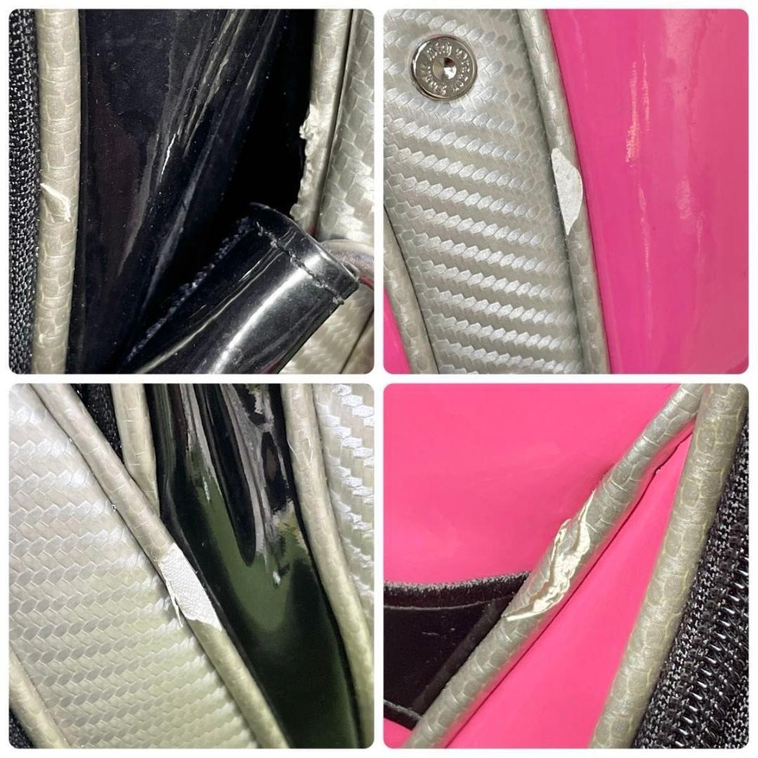 【未使用品】ダンスウィズドラゴン キャディバッグ ゴルフバッグ 3点式 スカル