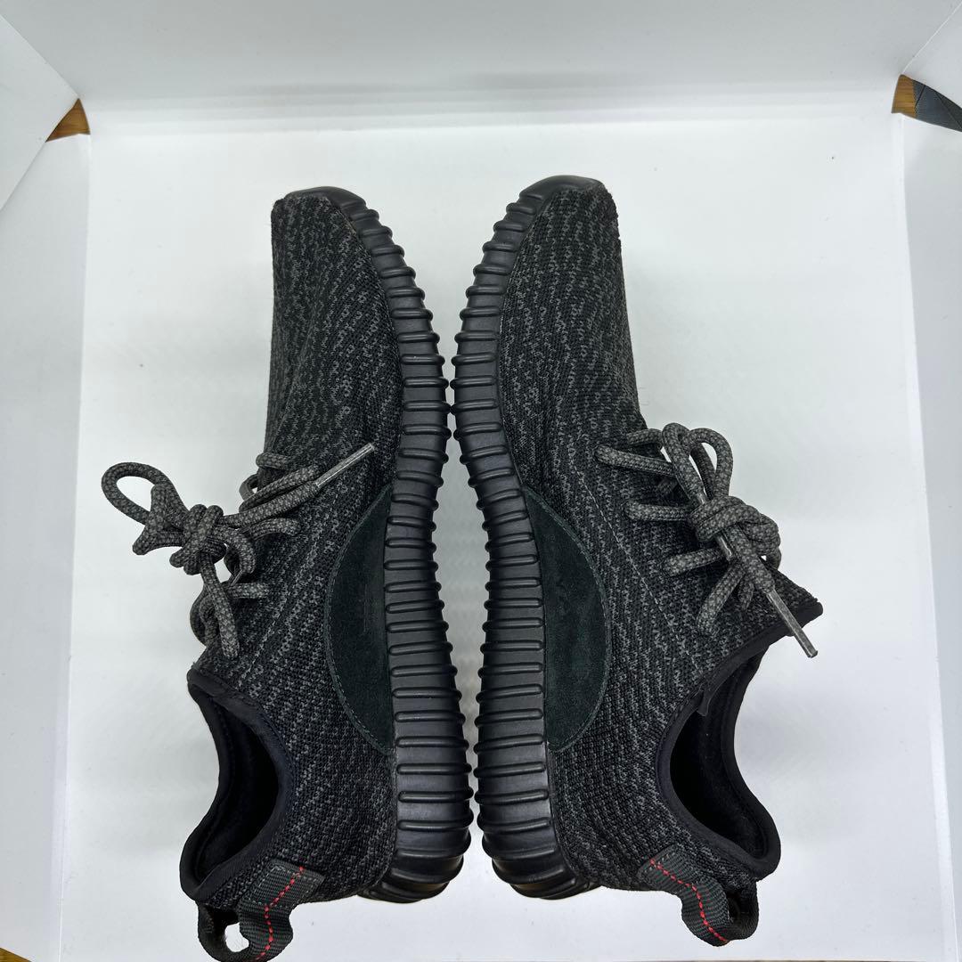 靴 YEEZY BOOST 350 PIRATE BLACK 27cm