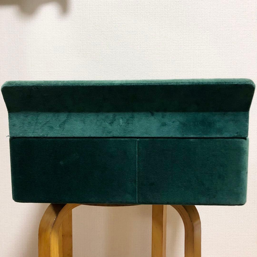 グッチ　雑貨　インテリア　グリーン　スエード　ビー　bee ベロア　小物入れ