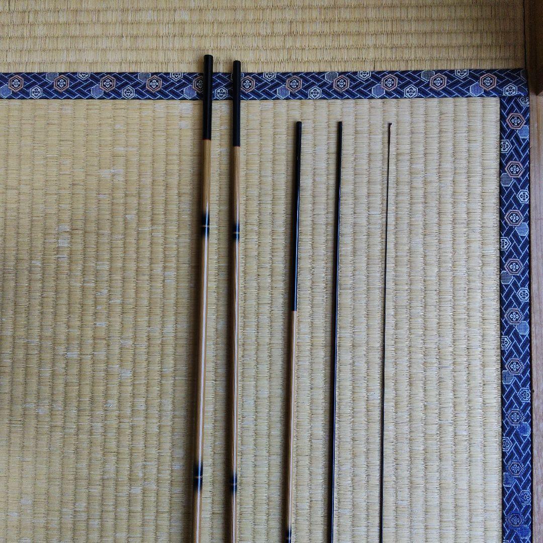 ヘラブナ竿　 新作　竹王15尺 （竹でなくてカーボン製です。）