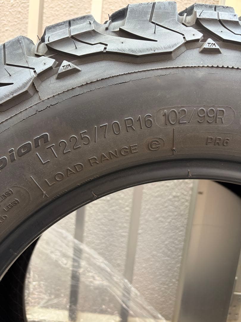 BFグッドリッチ KO2 オールテレーン225/70r16４本セット