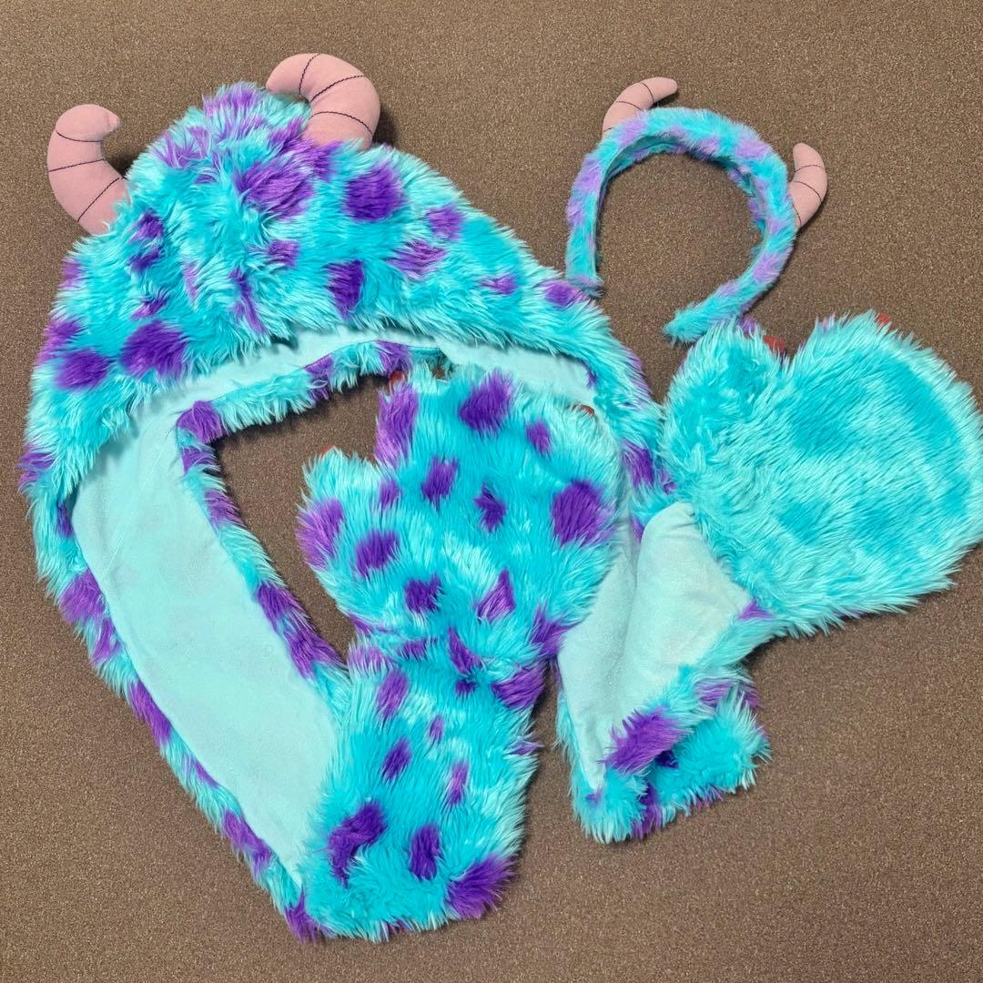 ディズニー Disney サリー マフラーファンキャップ カチューシャ