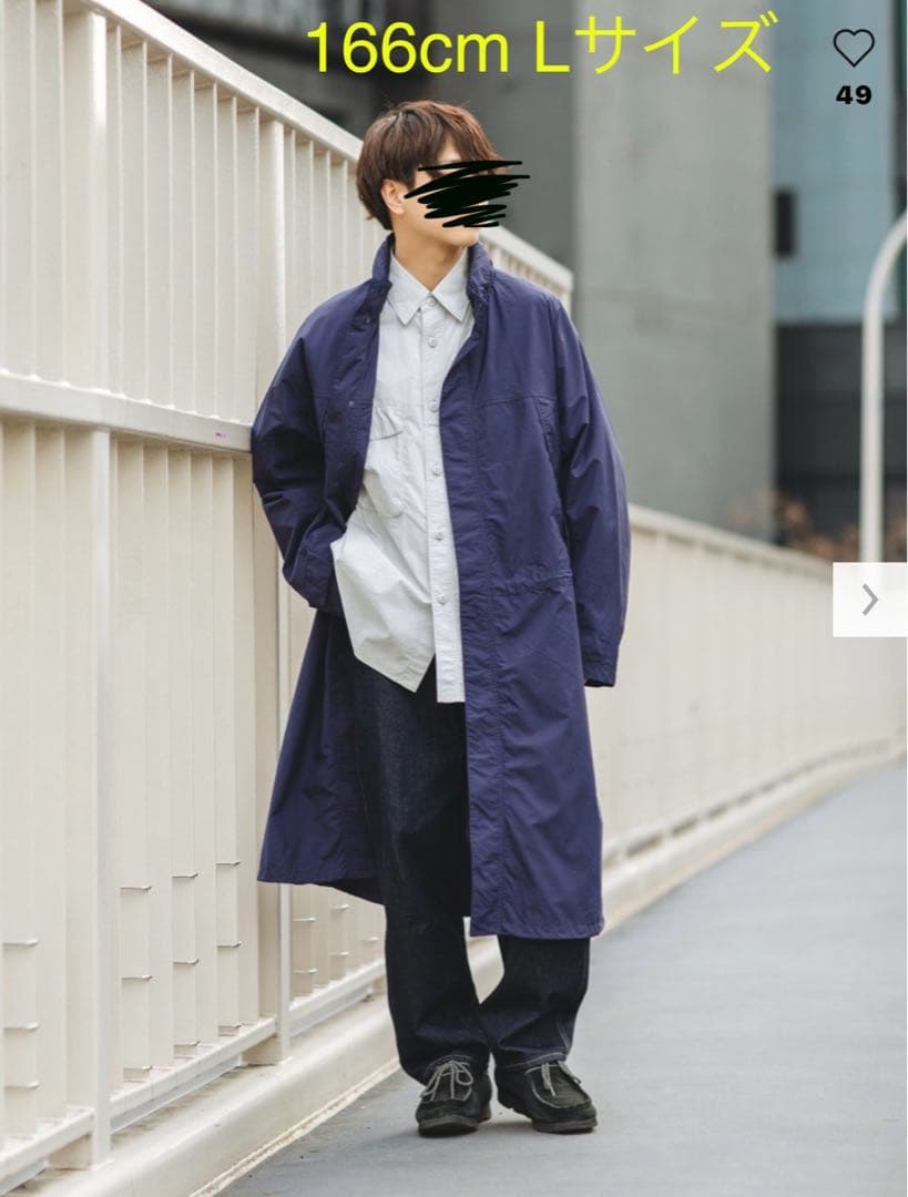 UNIQLO U ライトウェイトコート BLUE 2024SS
