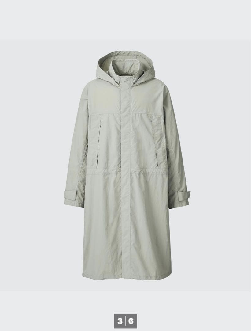 UNIQLO U ライトウェイトコート BLUE 2024SS