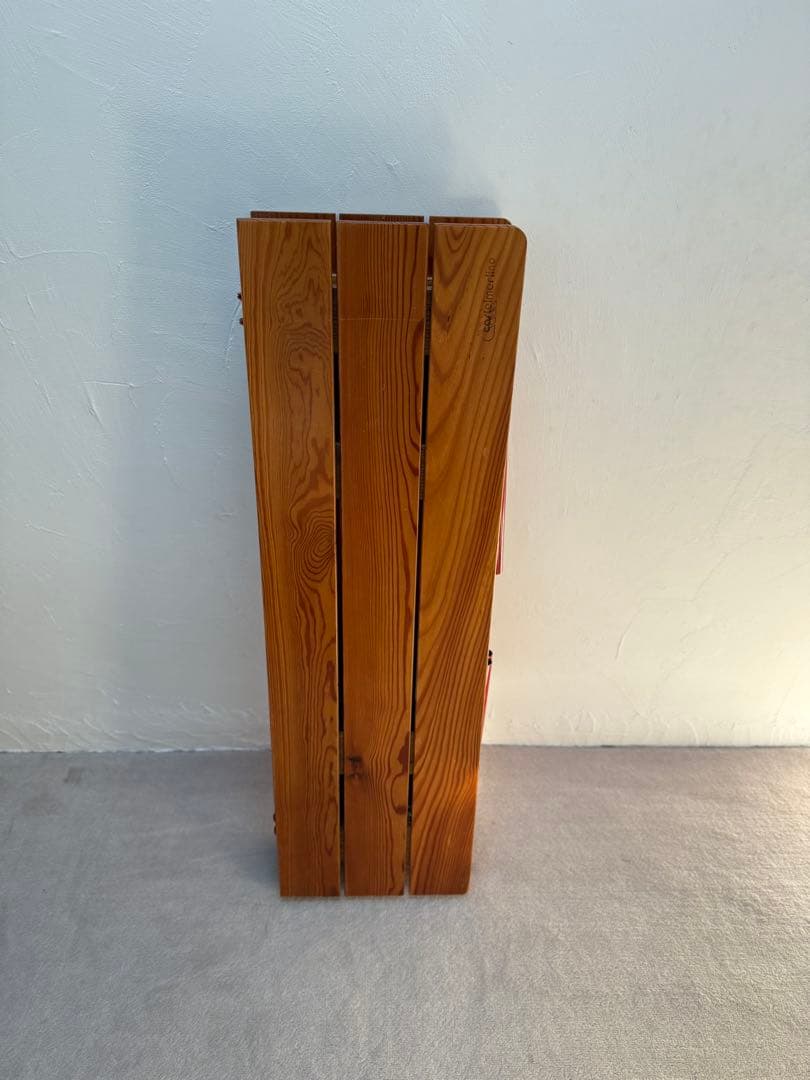 castelmerlino 2段階調整可能キャンプテーブル 赤