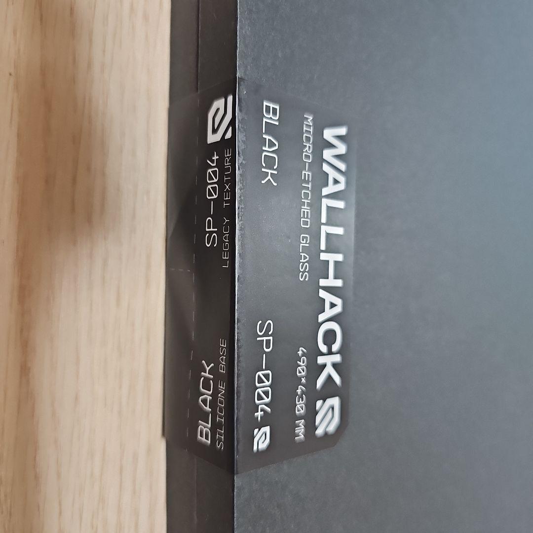 【未開封】WALLHACKS SP-004 ブラック マウスパッド