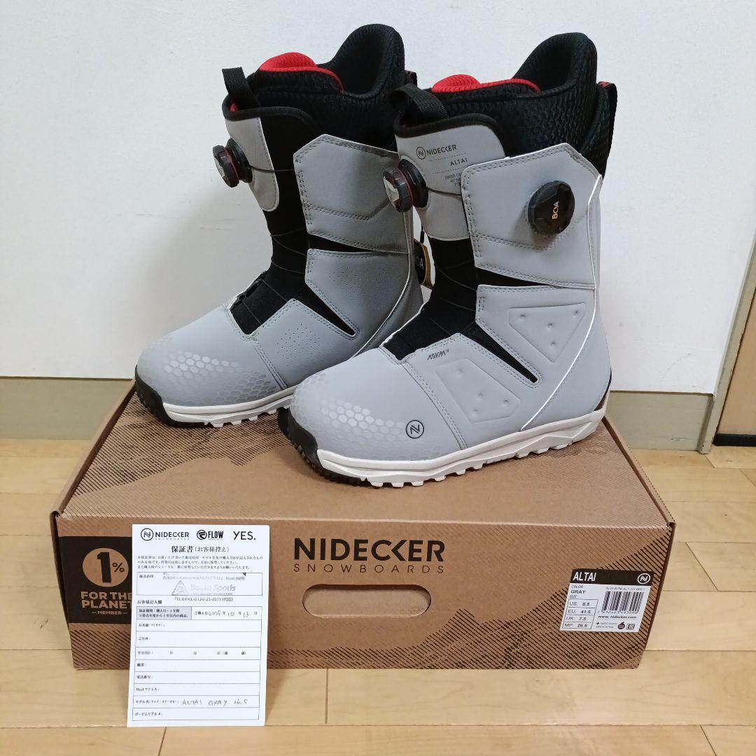 未使用　24-25NIDECKER ALTAI スノーボードブーツ 26.5cm
