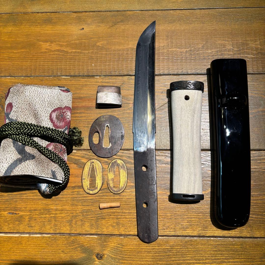 日本刀残欠クラフトナイフNo.86 国吉 茎