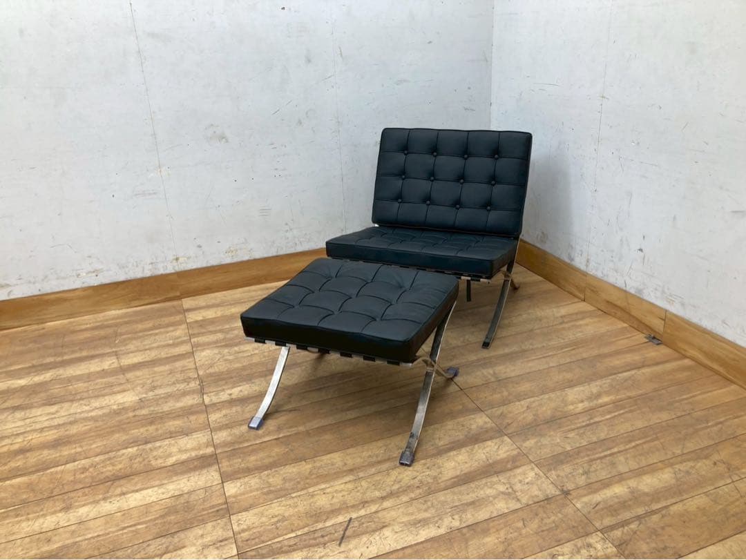 【展示品　美品】バルセロナ　チェア　リプロダクト　直接引取り対応　tga02