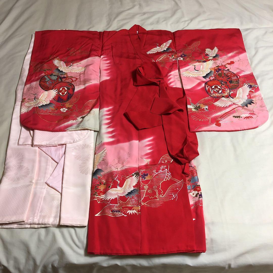 七五三 女の子 着物と長襦袢