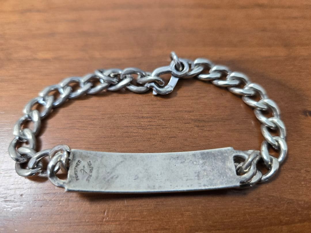 米海軍パイロット　ブレスレット　Forstner製　スターリングシルバー