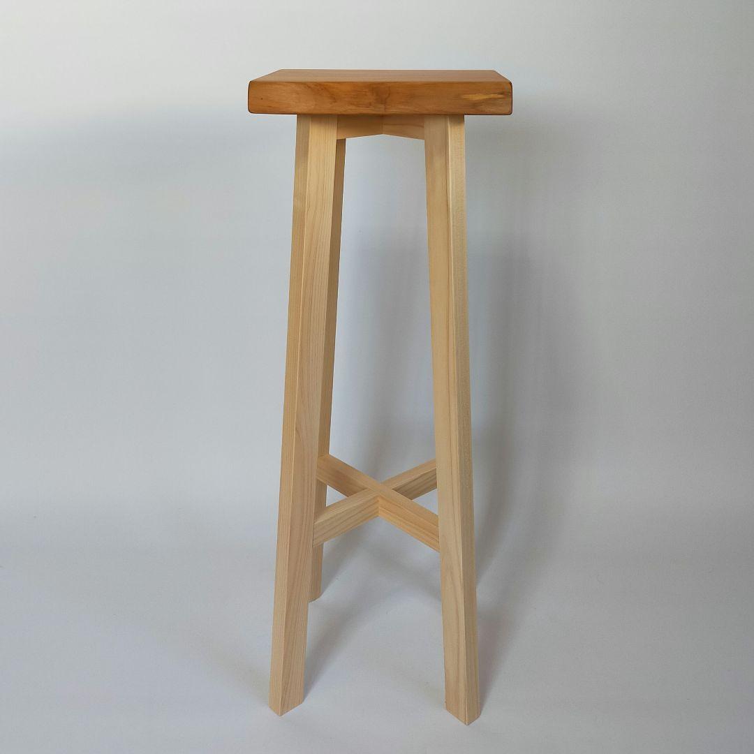 背の高い花台　シュリサクラ現品一点物　国産　職人手仕事