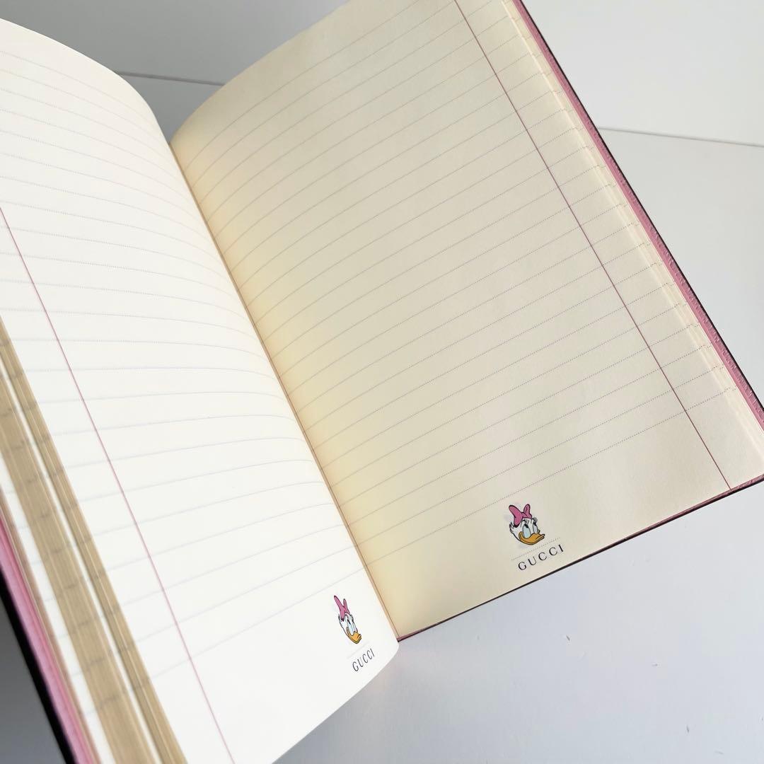 グッチ GUCCI ノート ディズニー デイジー GGスプリーム ロゴ 新品