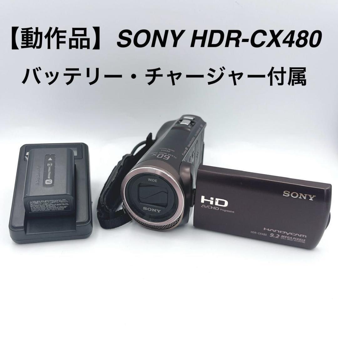 【動作品】SONY　HDR-CX480 デジタルビデオカメラ チャージャー付属