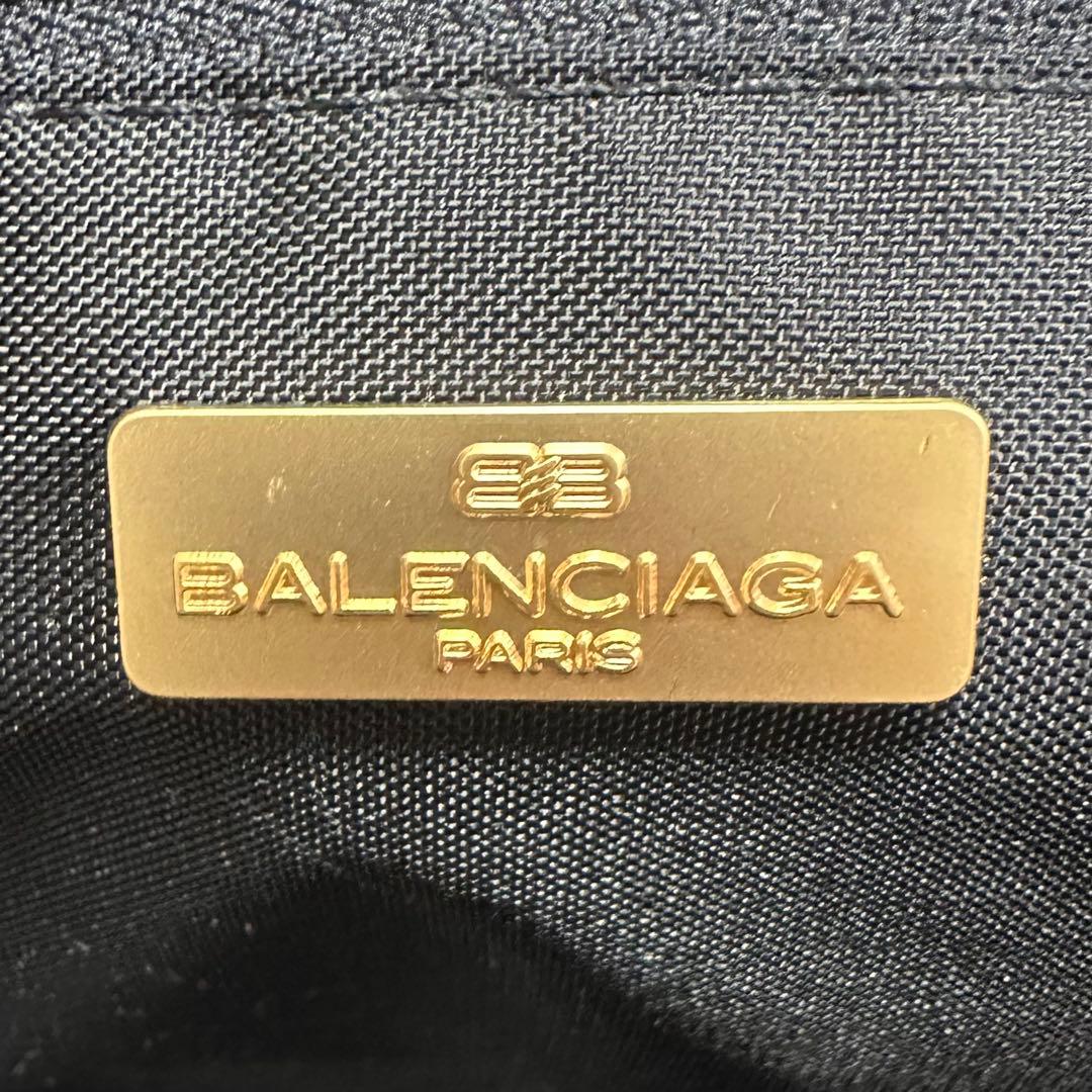 美品◎BALENCIAGA バレンシアガ BB ボストンバッグ クロコ型押し