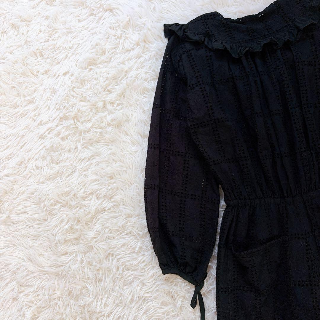 VIOLETTE ROOM バイオレットルーム レースオールインワン　ブラック