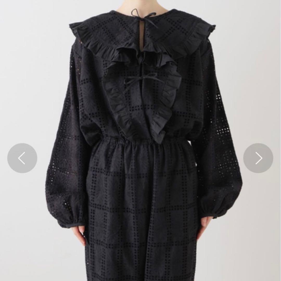 VIOLETTE ROOM バイオレットルーム レースオールインワン　ブラック