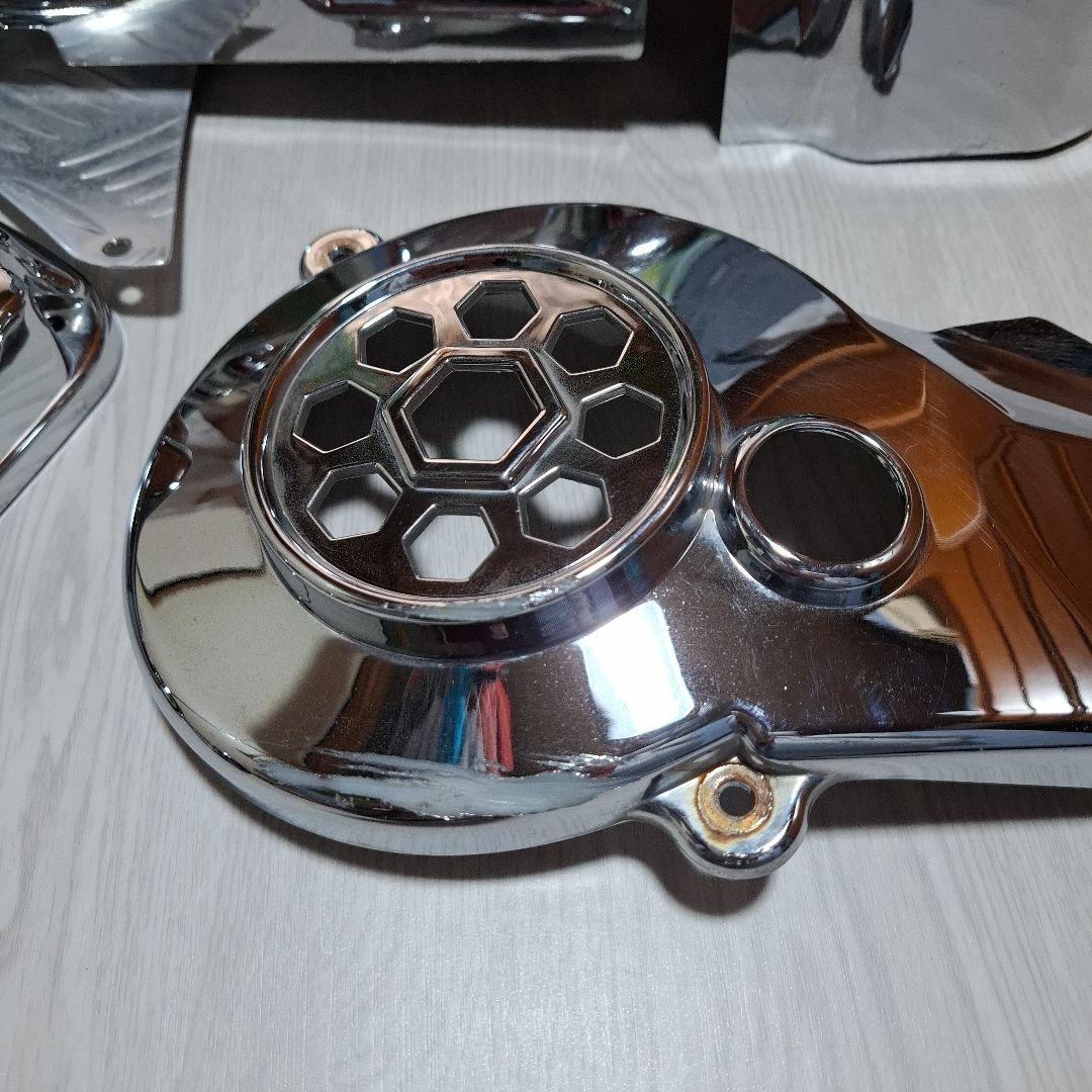 アドレスV125G用アルミ&メッキパーツセット