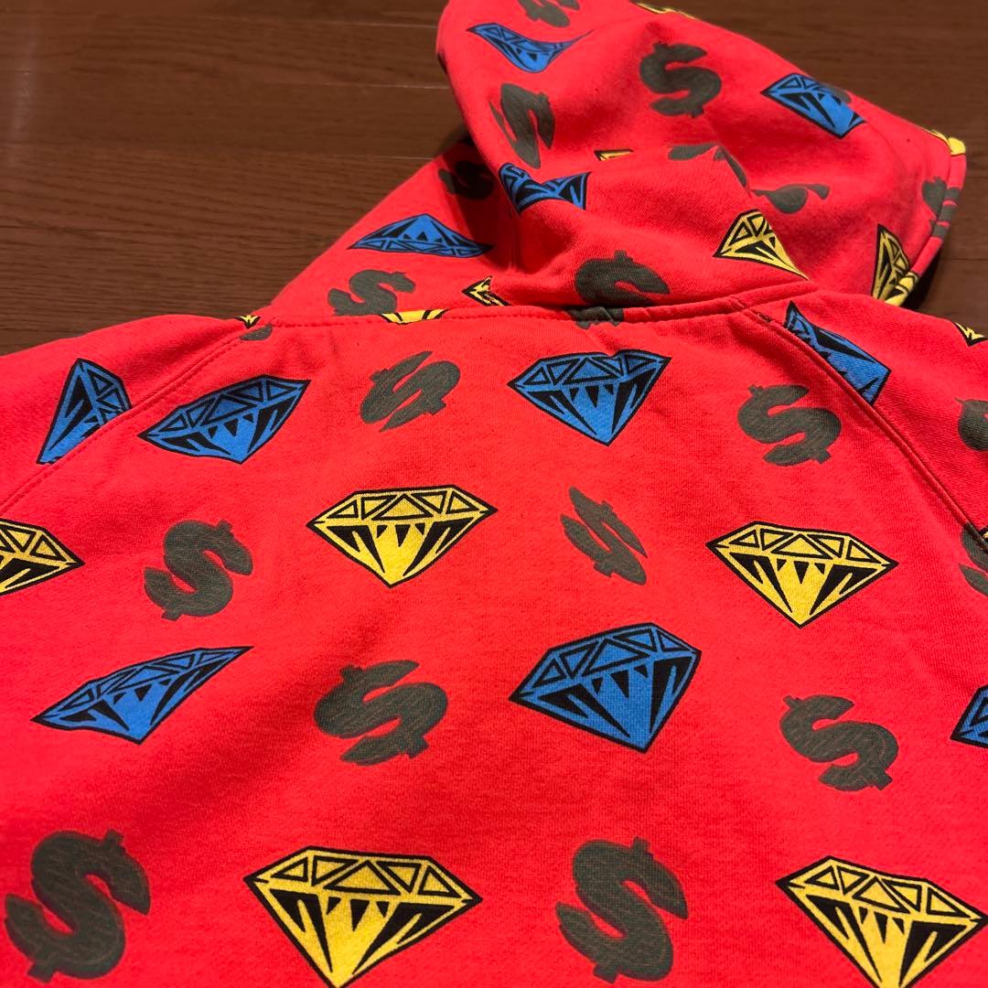 専用‼️billionaire boys club ダイヤモンド柄フルジップ