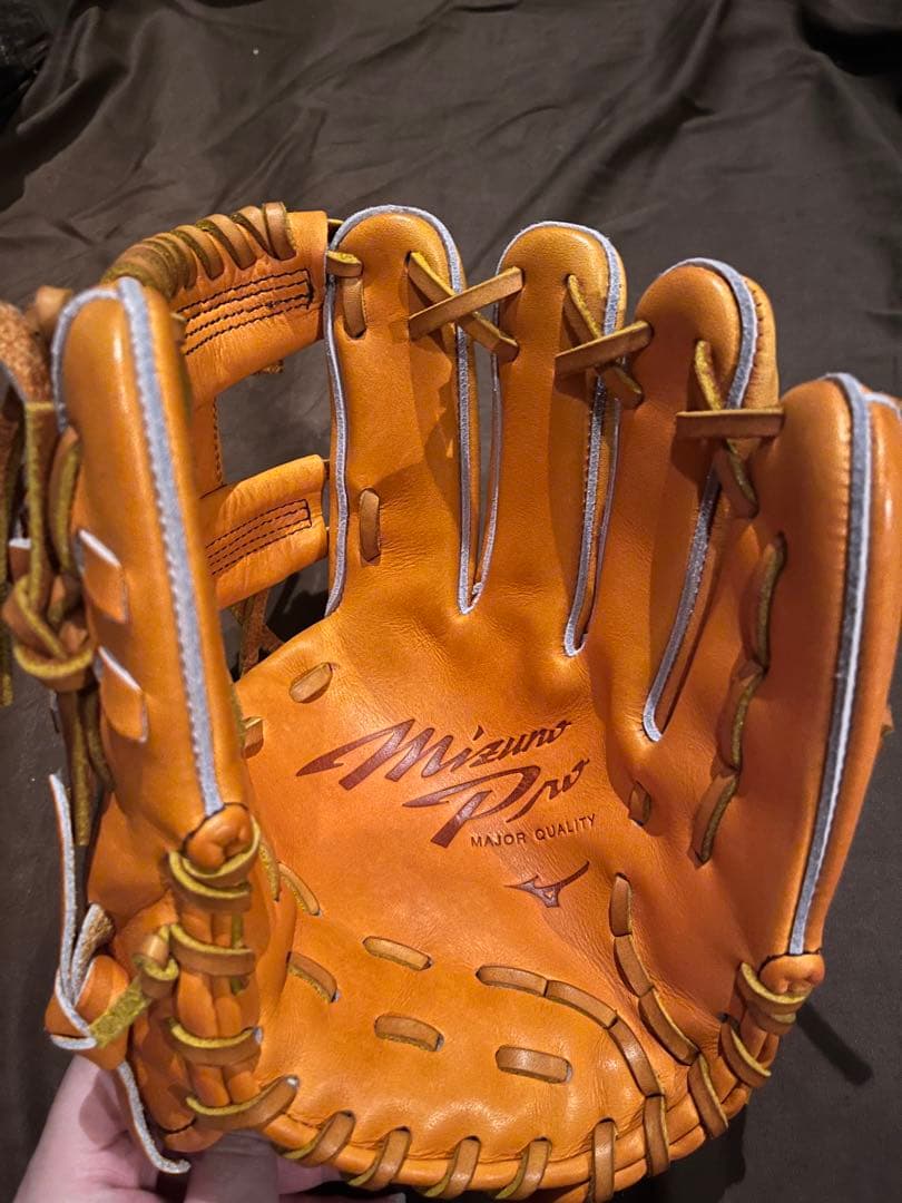 【未使用】ミズノプロ硬式グローブ内野用【限定皮革】