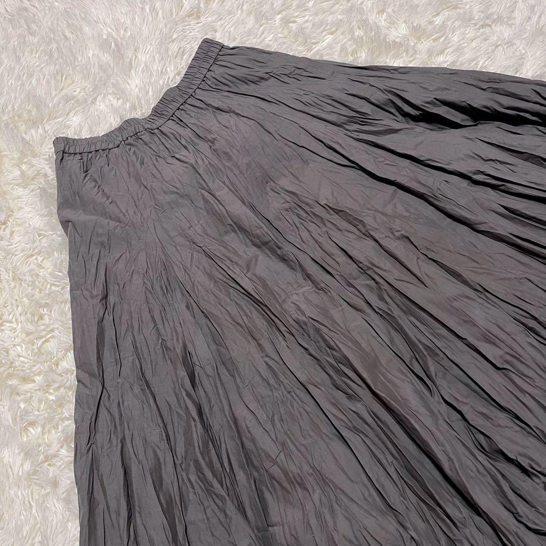 【極美品】mizuiro ind ボリュームフレアスカート グレー