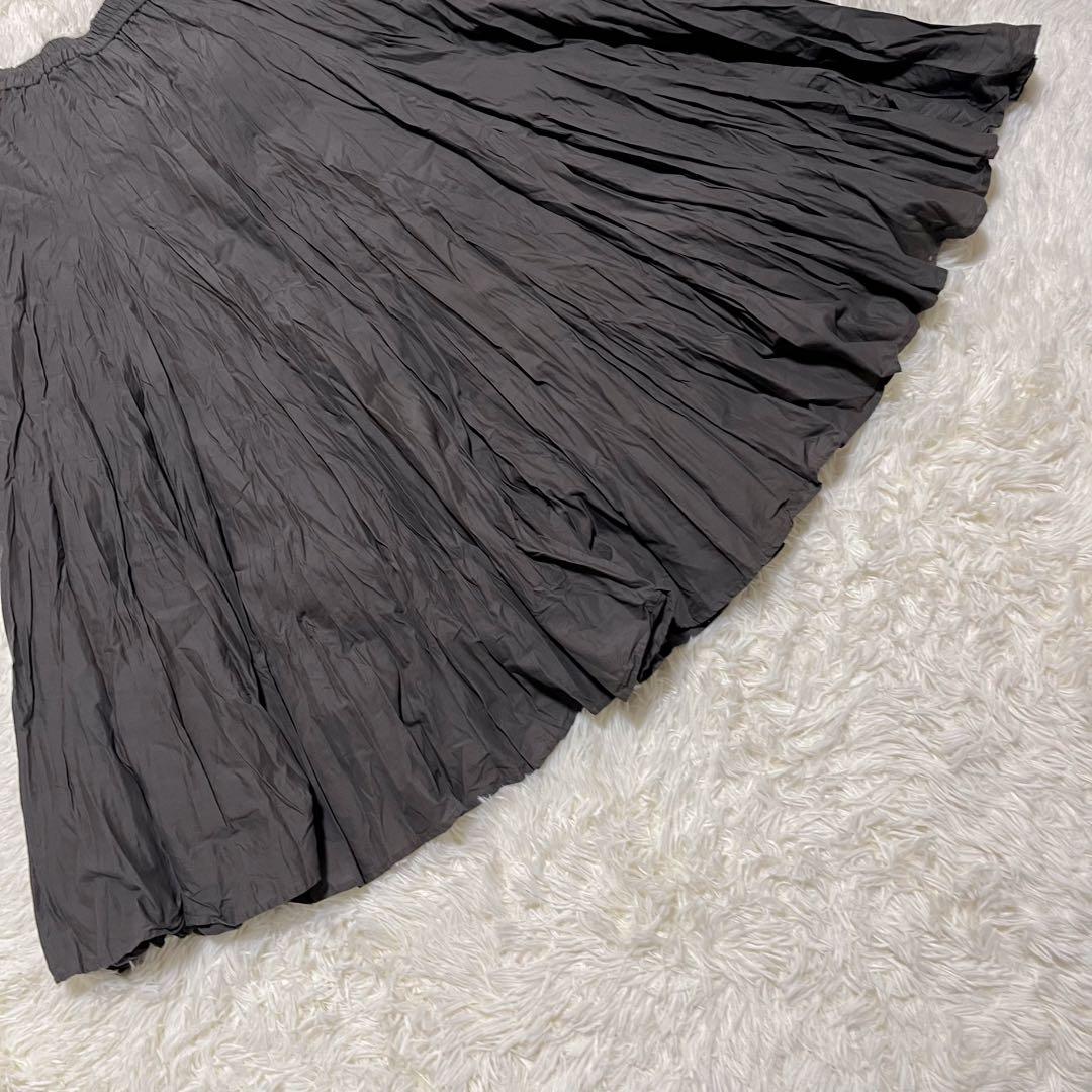【極美品】mizuiro ind ボリュームフレアスカート グレー