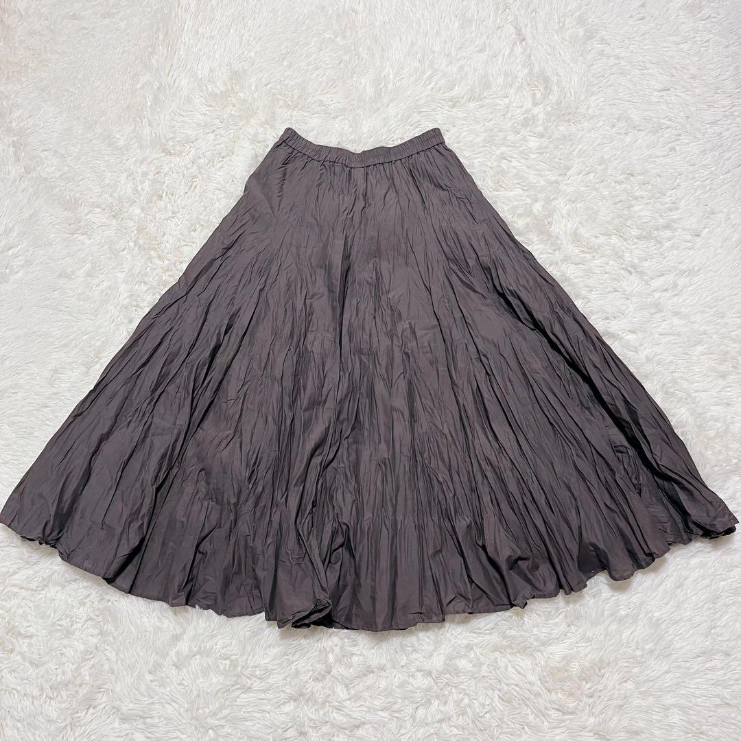 【極美品】mizuiro ind ボリュームフレアスカート グレー