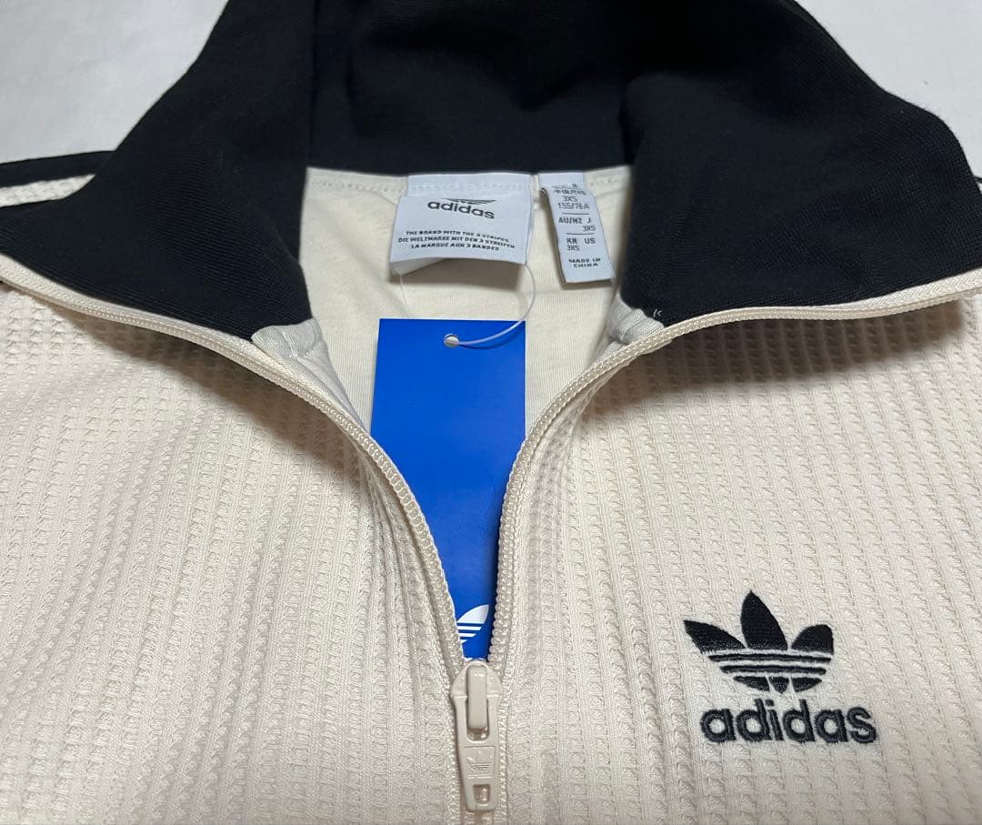 アディダス　アディカラー ワッフル クラシック トラックトップ　3XS ホワイト
