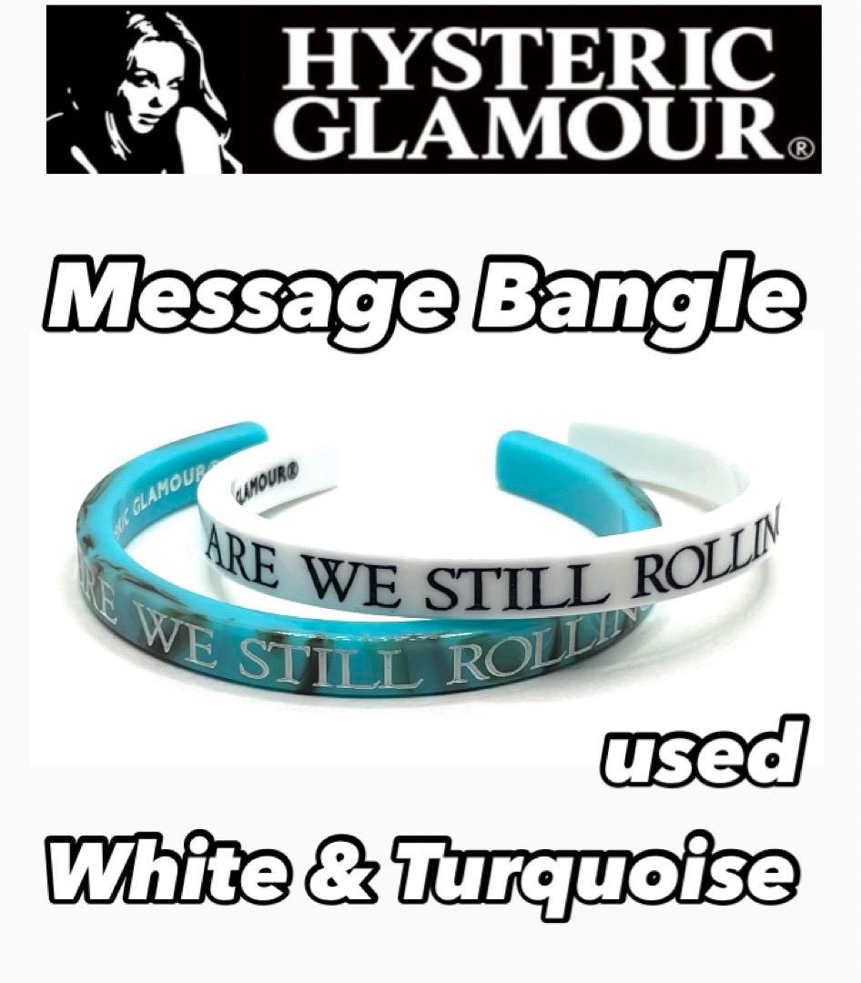 HYSTERIC GLAMOUR Message Bangle ×2