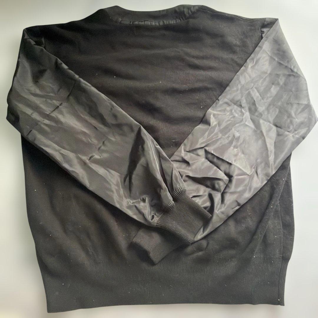 LV ボタン付きカーディガン 黒