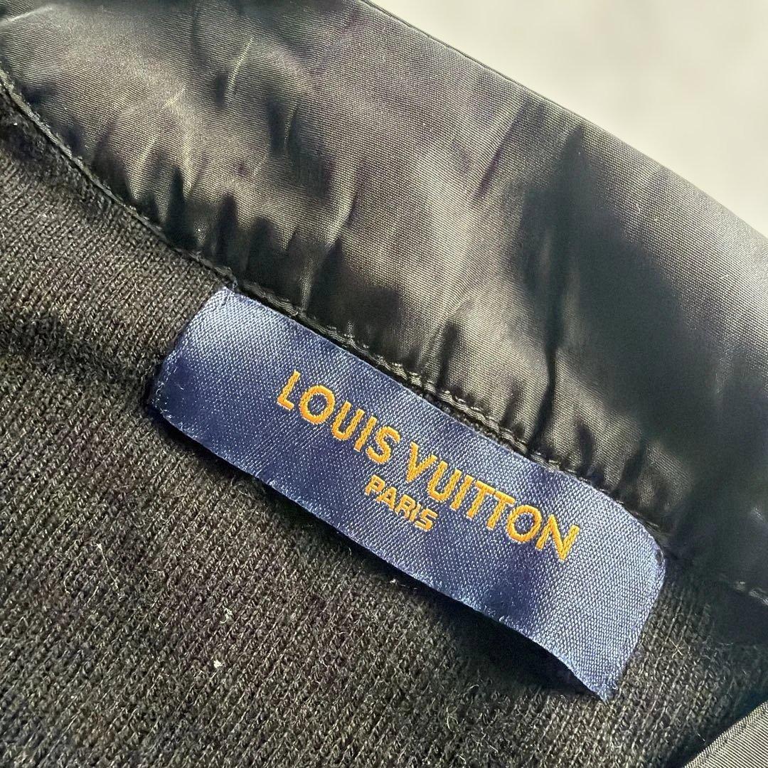 LV ボタン付きカーディガン 黒