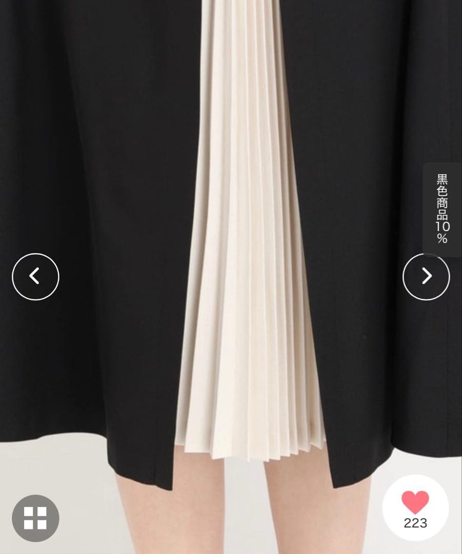 未使用　日本製　ストロベリーフィールズ センタープリーツワンピース　卒園入学式