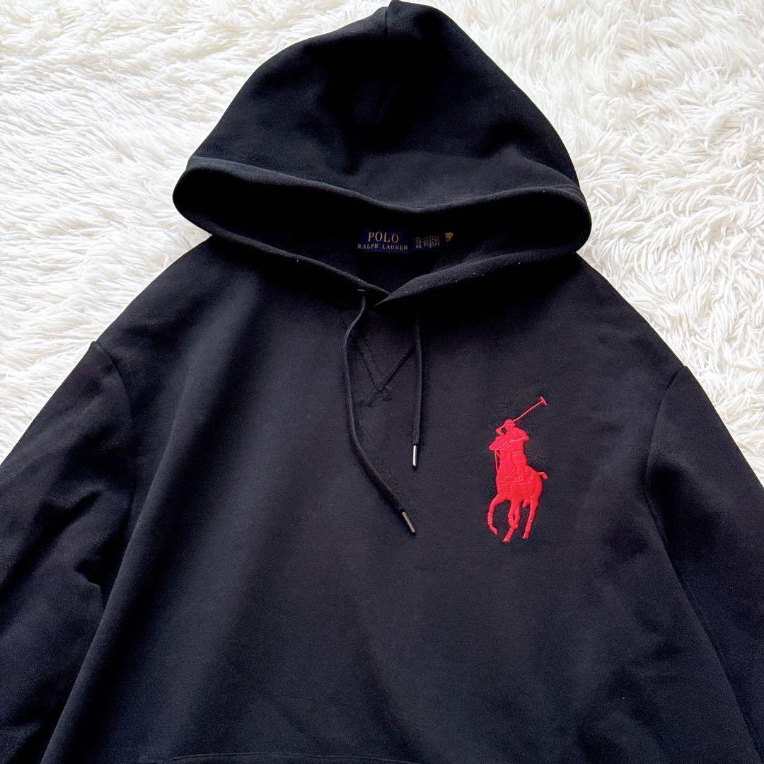 現行QRタグ✨XLサイズ ポロラルフローレン ビッグポニー刺繍パーカー フーディ