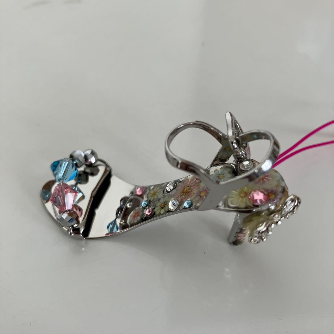 希少！スワロフスキーハンドメイドアクセサリー CANGAL プルタブ缶オープナー