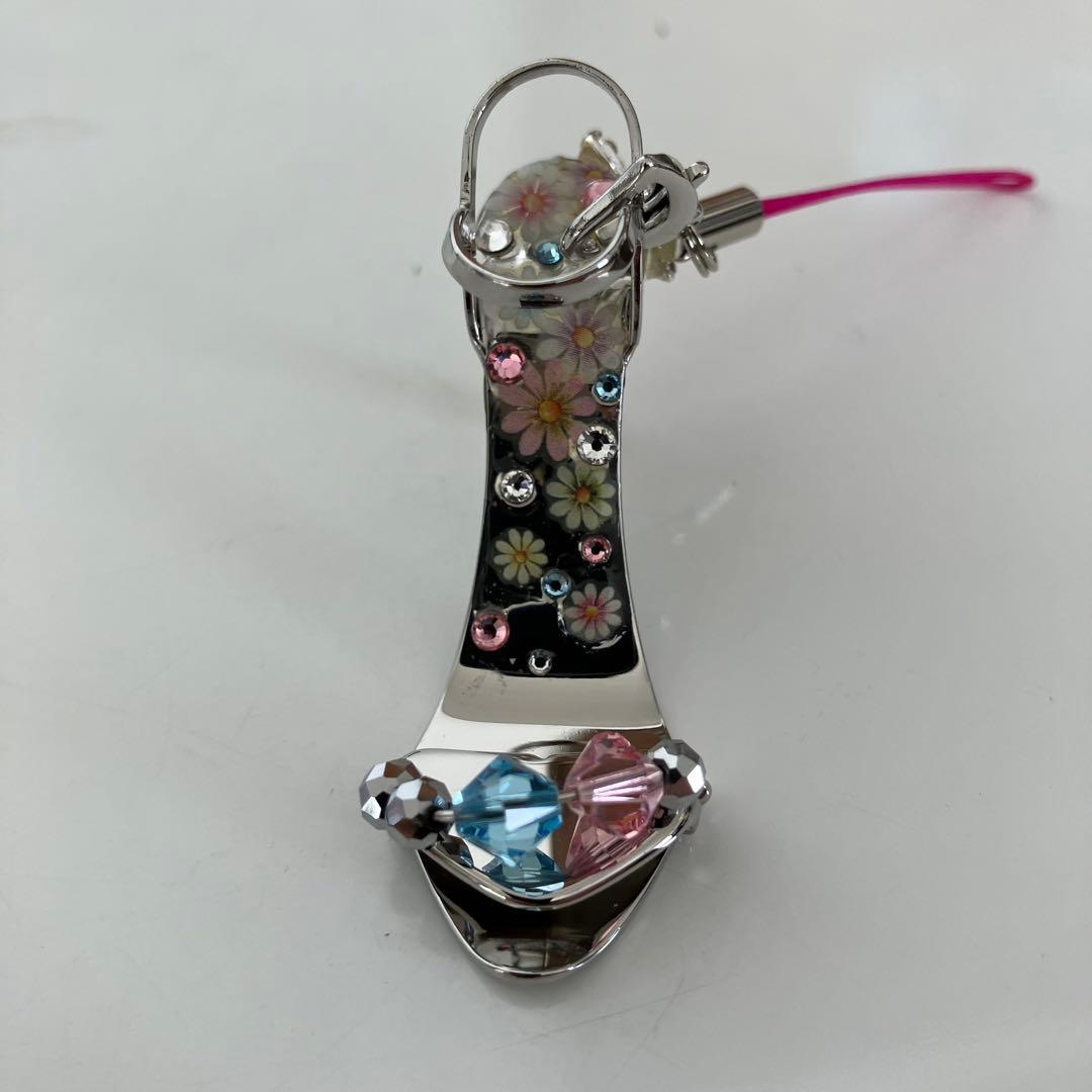 希少！スワロフスキーハンドメイドアクセサリー CANGAL プルタブ缶オープナー