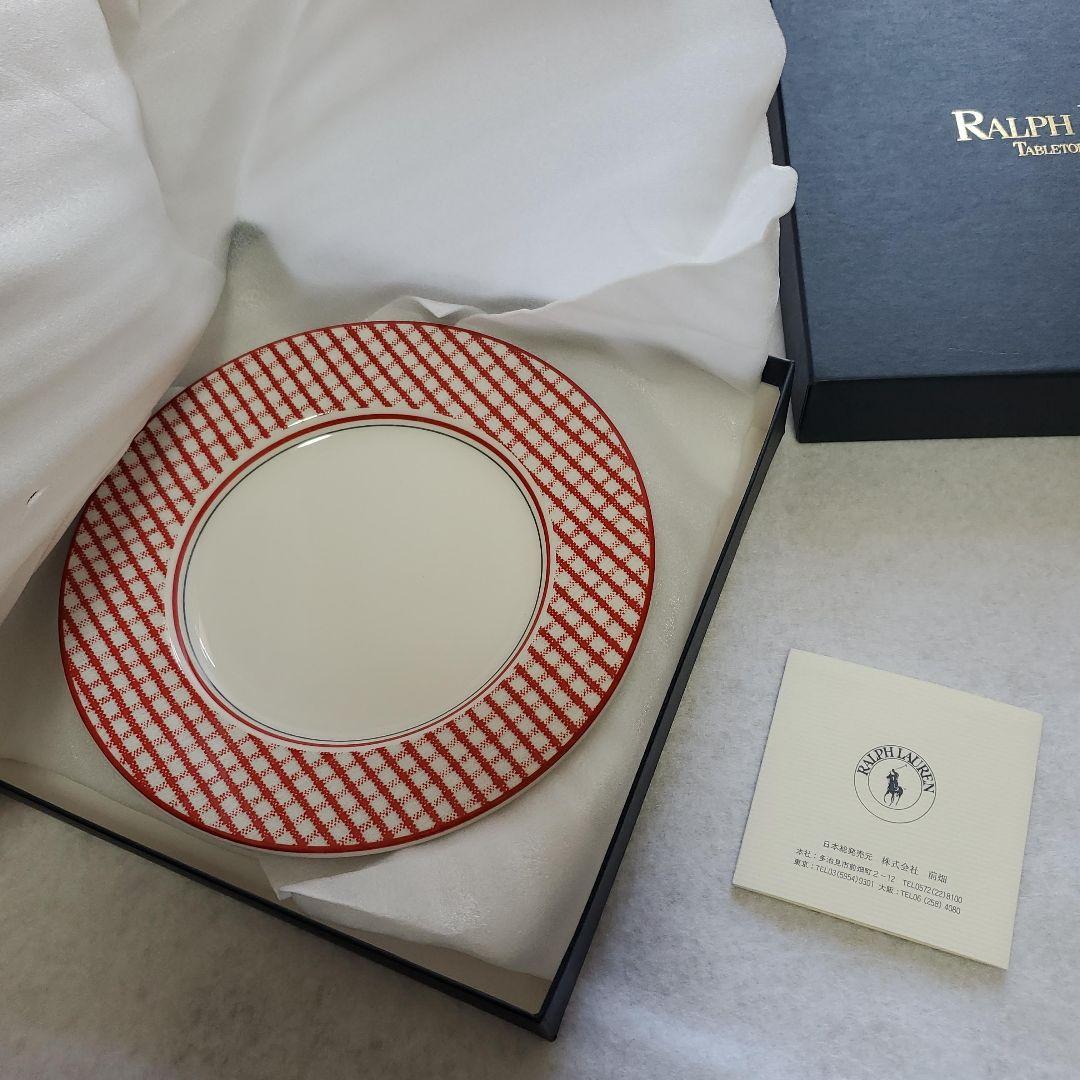【ラルフローレン】　ケーキプレート【ウェッジウッド】　〖匿名配送・送料無料〗