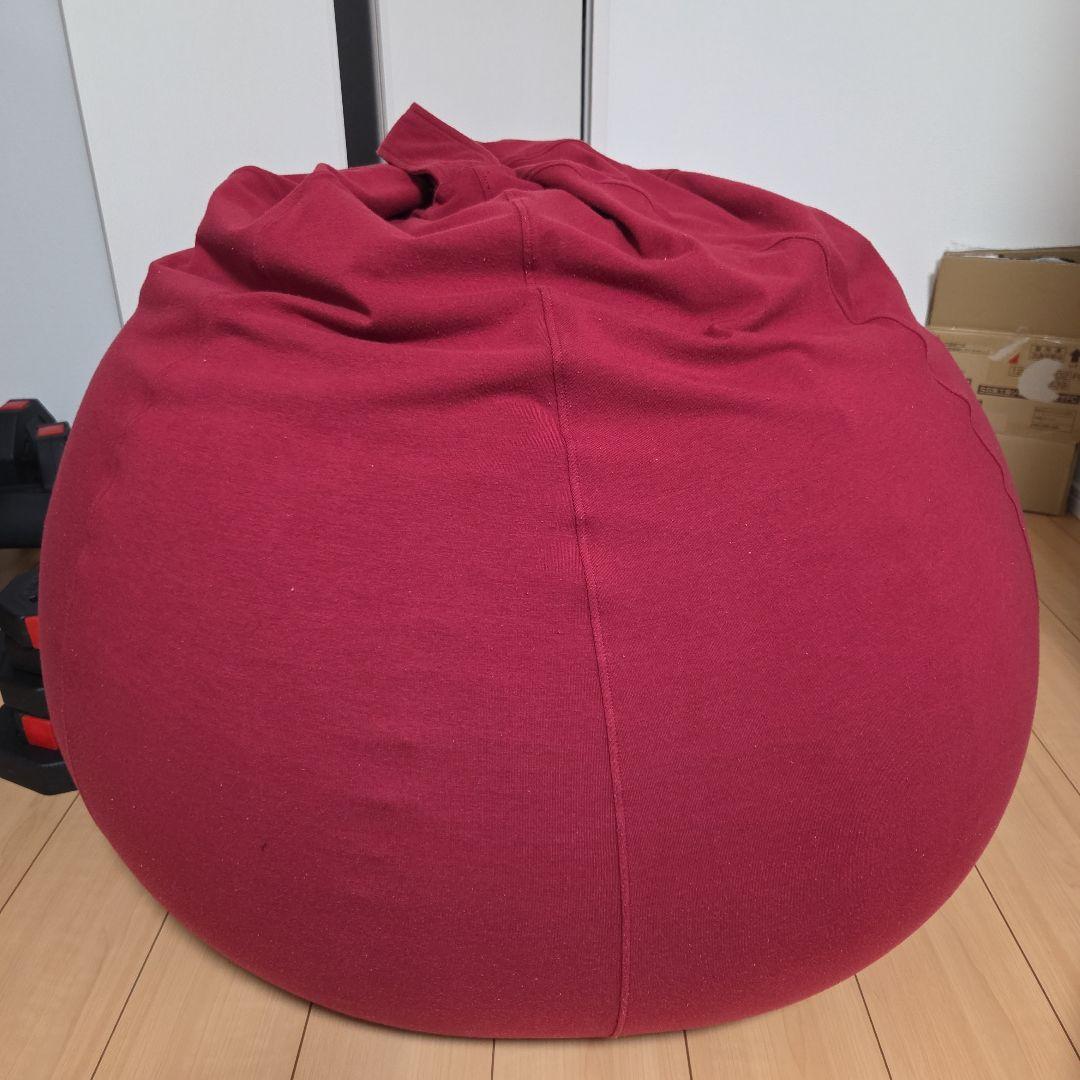 【引き取り希望】Yogibo drop 赤 補充ビーズセット