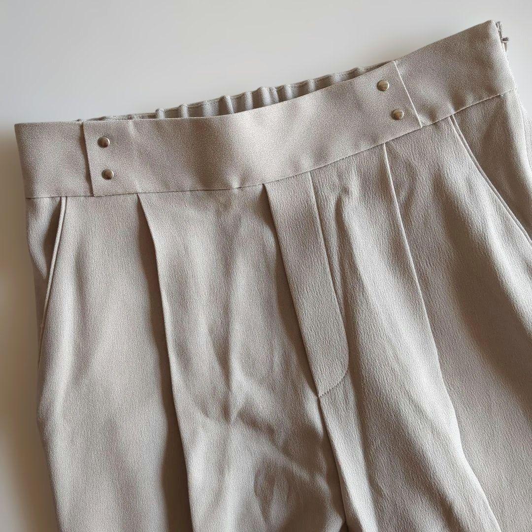 グリーンレーベルリラクシング パンツスーツ セットアップ カラーレス 38