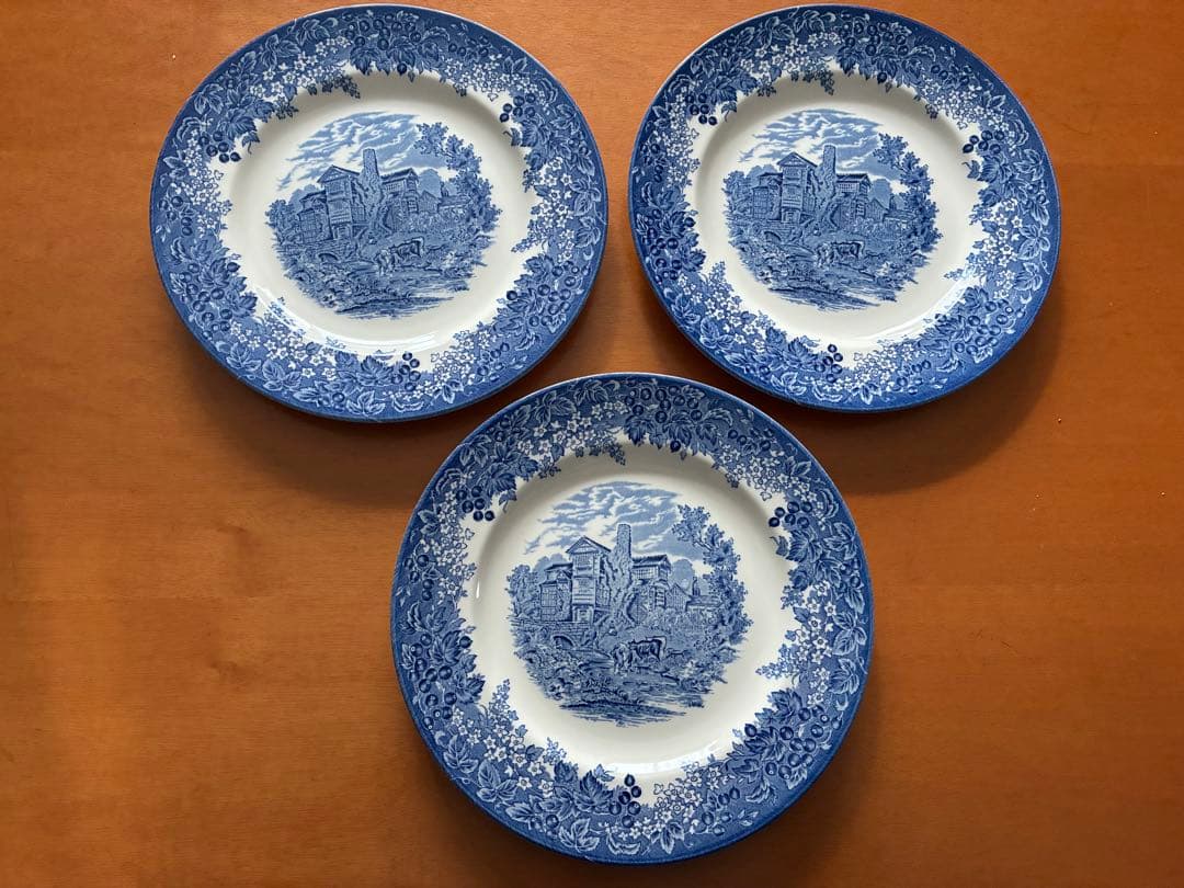  ヴィンテージ ディナープレート　3枚セット