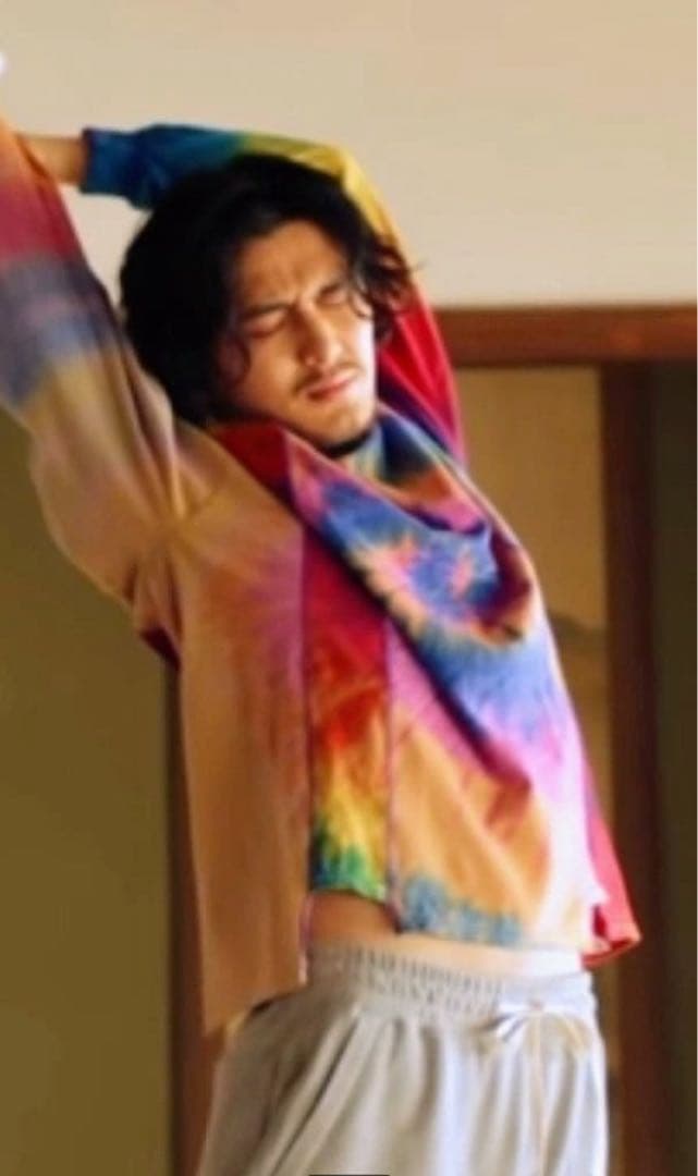 藤井風着用　rebuild by needles タイダイ ロンt Lサイズ