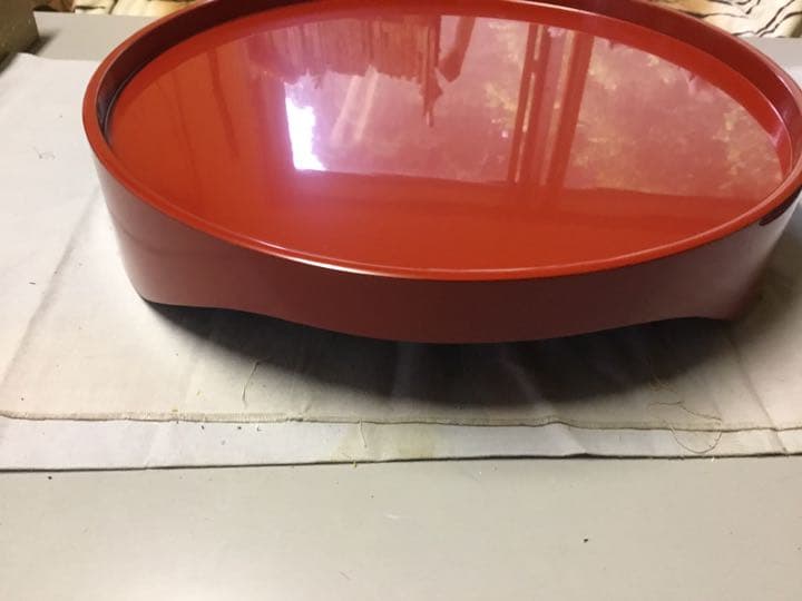 1人御前　山道形　朱塗　輪島塗