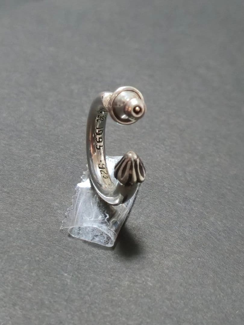 クロムハーツ　プレーンフープ型ピアス(片耳用)