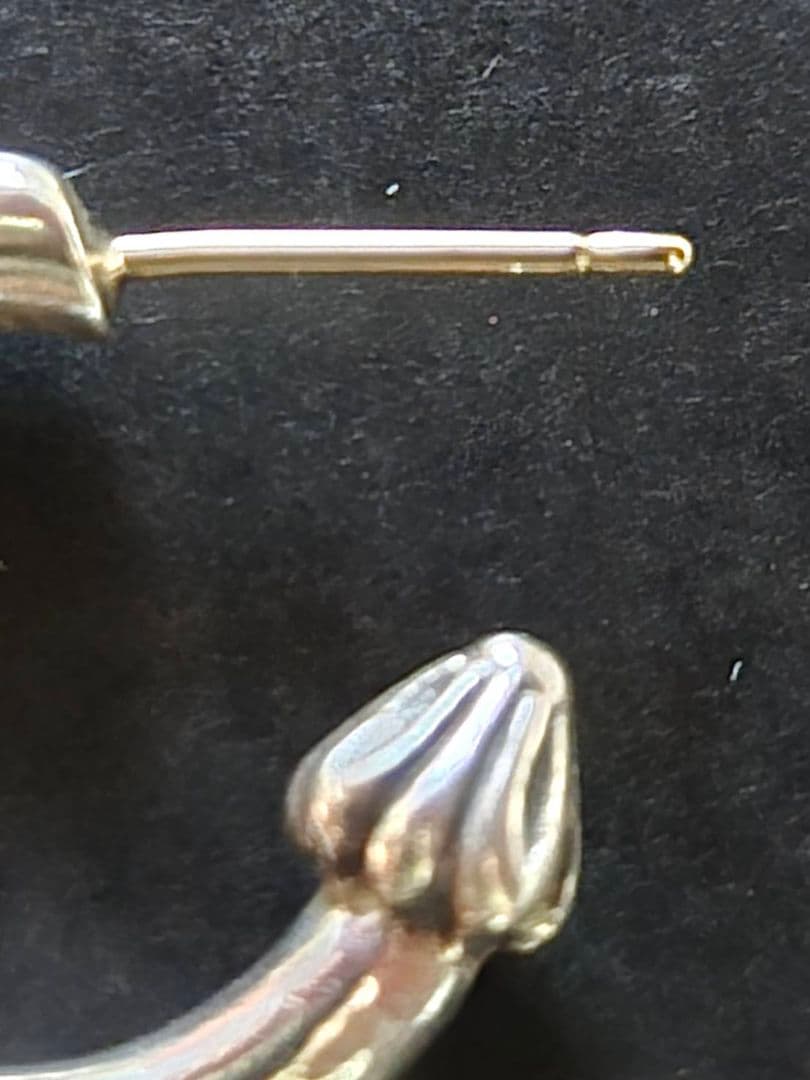 クロムハーツ　プレーンフープ型ピアス(片耳用)